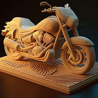 3D model Suzuki VL 800 Intruder (STL)